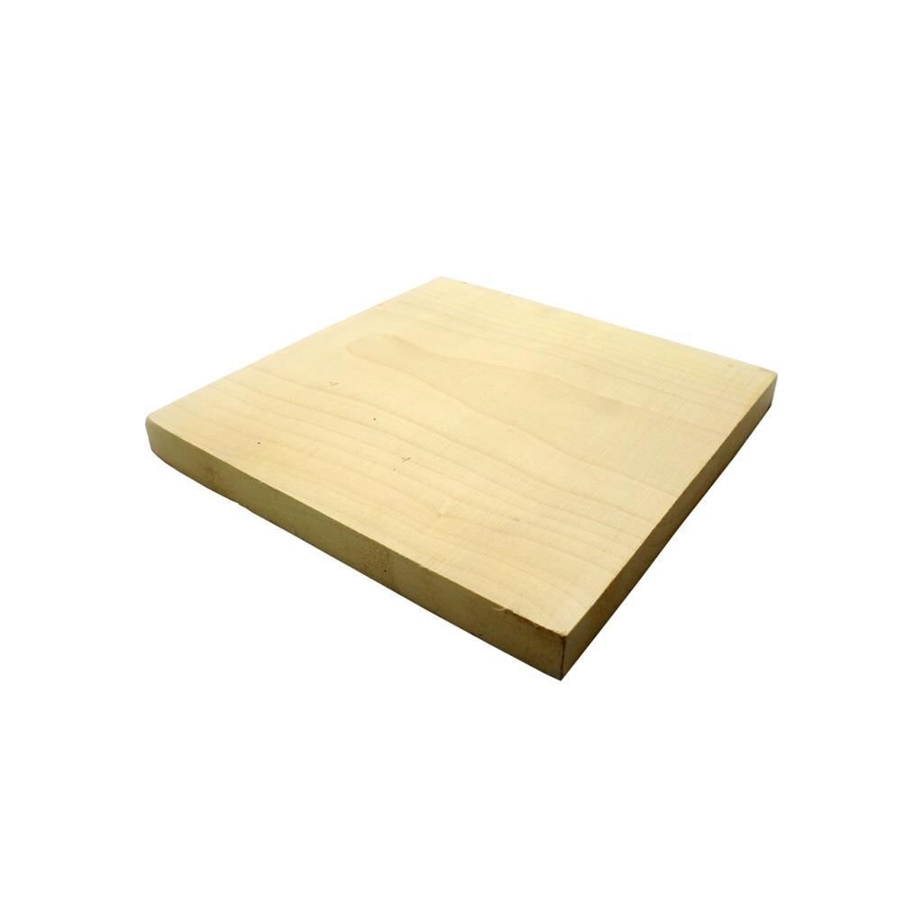 Rox Wood Ahşap İşleme Oyma İçin Ham Ağaç Akçaağaç 20x20x2 cm