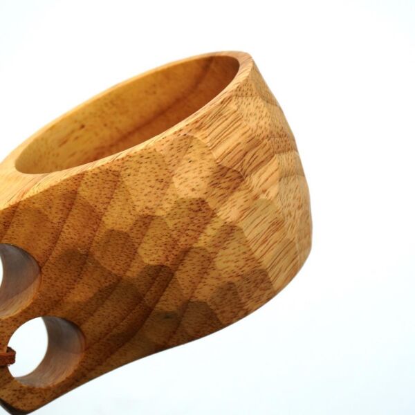 Rox Wood 001 Kuksa Ahşap Bardak Desenli