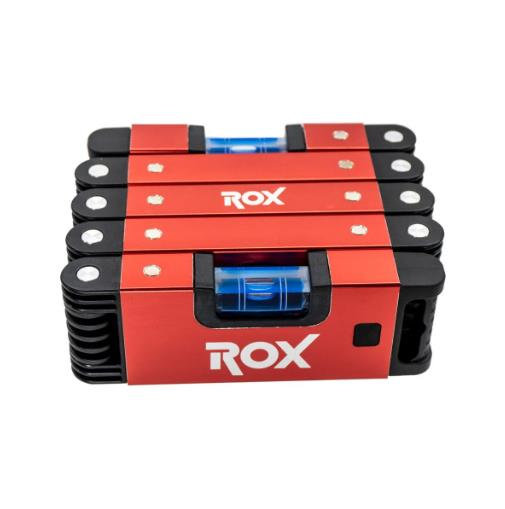 Rox 0176 Mıknatıslı Alüminyum Katlanır Su Terazisi 70 cm