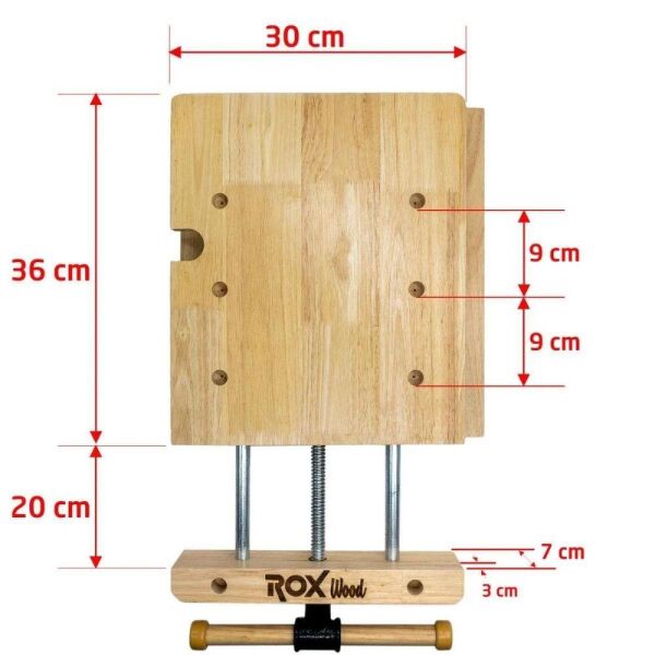 Rox Wood 0274 Tezgah Üzeri Mengeneli Ahşap Çalışma Tezgahı